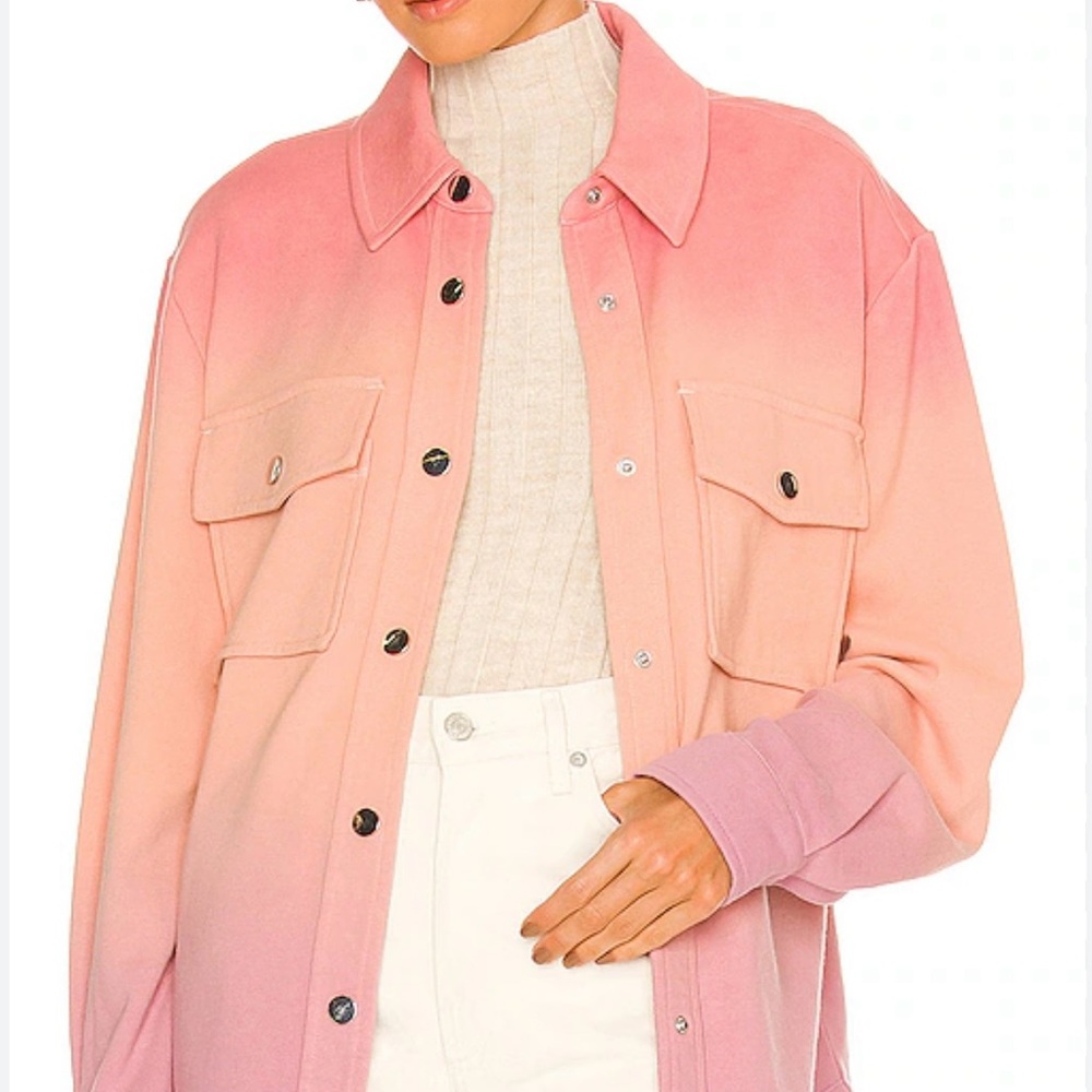 525 America Ombré Shacket in Cheeky Multi